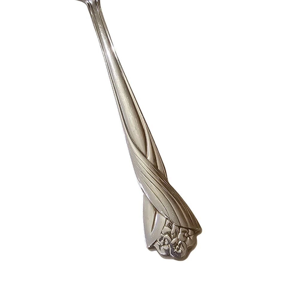 Oneida Katrina Teaspoon 6" stainless floral tip vintage - Picture 2 of 8